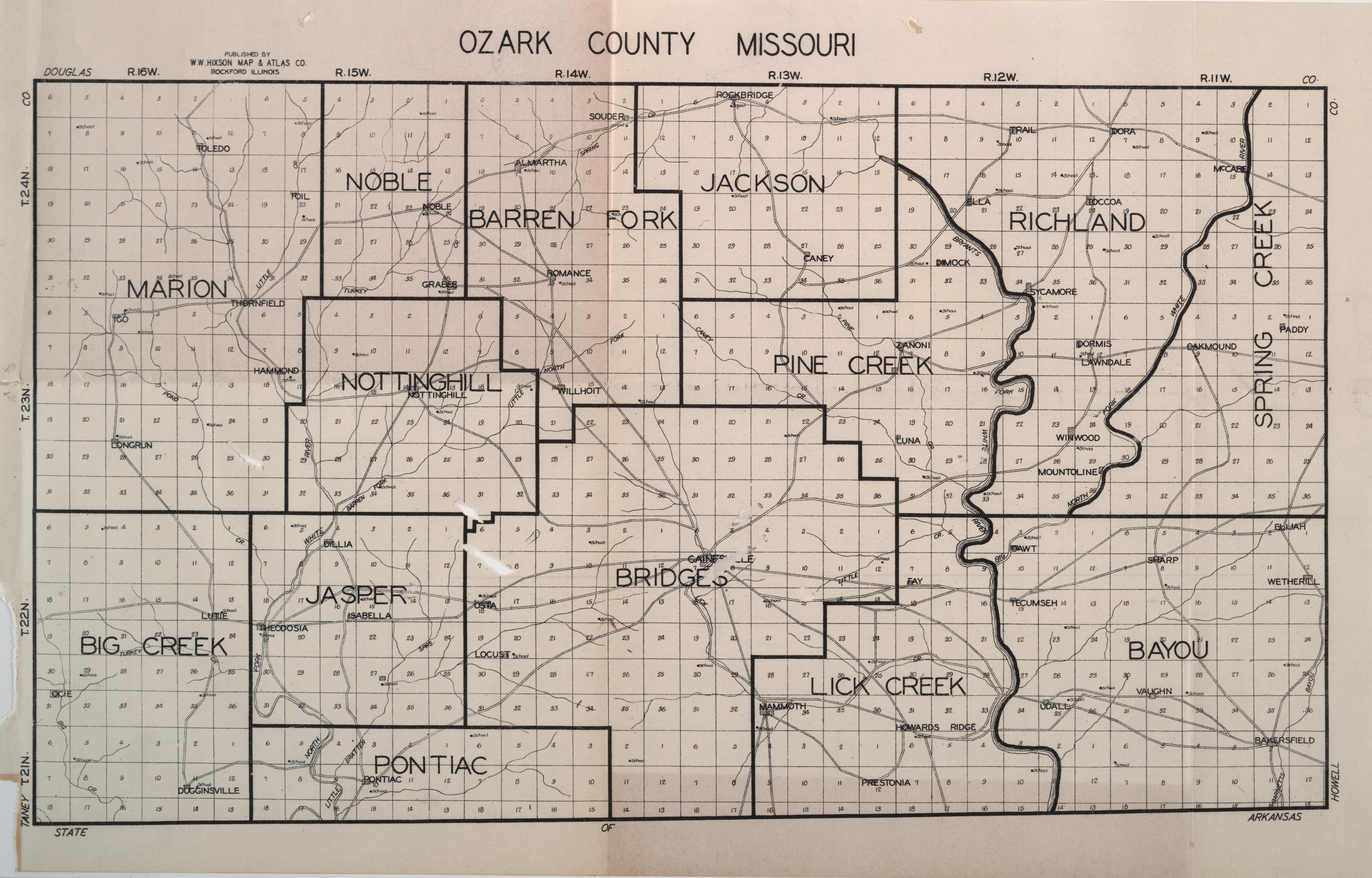 Randolph County Mo Plat Map County Info Links